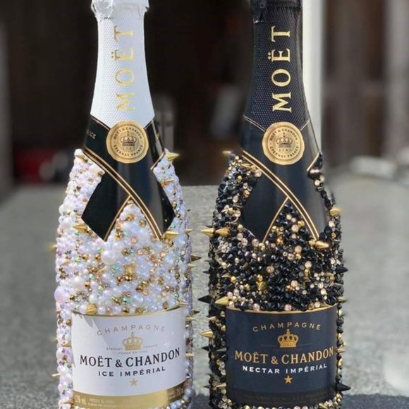 Bedazzled Champagne Bottle - Picture 1 of 1